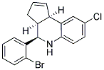 (3aS,4R,9bR)-4-(2-Bromophenyl)-8-chloro-3a,4,5,9b-tetrahydro-3H-cyclopenta[c]quinoline 结构式