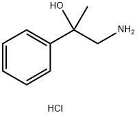1-AMINO-2-PHENYL-PROPAN-2-OL HYDROCHLORIDE 结构式