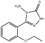 4-氨基-5-(2-乙氧基苯基)-4H-1,2,4-三唑-3-硫醇 结构式