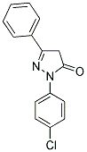 2-(4-CHLORO-PHENYL)-5-PHENYL-2,4-DIHYDRO-PYRAZOL-3-ONE 结构式