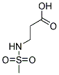 N-(甲基磺酰基)-Β-丙氨酸 结构式