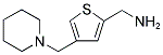 [4-(1-PIPERIDINYLMETHYL)-2-THIENYL]METHANAMINE 结构式