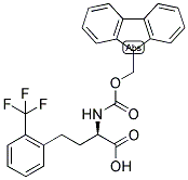 (R)-2-(9H-FLUOREN-9-YLMETHOXYCARBONYLAMINO)-4-(2-TRIFLUOROMETHYL-PHENYL)-BUTYRIC ACID 结构式