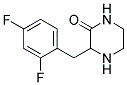 3-(2,4-DIFLUORO-BENZYL)-PIPERAZIN-2-ONE 结构式