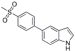5-[4-(METHYLSULFONYL)PHENYL]-1H-INDOLE 结构式