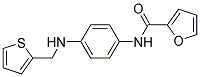 N-(4-((THIEN-2-YLMETHYL)AMINO)PHENYL)-2-FURAMIDE 结构式