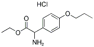 ETHYL AMINO(4-PROPOXYPHENYL)ACETATE HYDROCHLORIDE 结构式