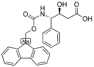 FMOC-(3S,4S)-4-AMINO-3-HYDROXY-4-PHENYL BUTANOIC ACID 结构式