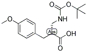 (R)-2-(TERT-BUTOXYCARBONYLAMINO-METHYL)-3-(4-METHOXY-PHENYL)-PROPIONIC ACID 结构式