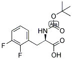 (R)-2-TERT-BUTOXYCARBONYLAMINO-3-(2,3-DIFLUORO-PHENYL)-PROPIONIC ACID 结构式