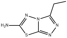 3-乙基[1,2,4]三唑并[3,4-B][1,3,4]噻二唑-6-胺 结构式