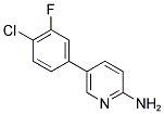 5-(4-CHLORO-3-FLUOROPHENYL)-2-PYRIDINAMINE 结构式