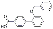 2'-(BENZYLOXY)[1,1'-BIPHENYL]-4-CARBOXYLIC ACID 结构式