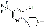 1-[3-CHLORO-5-(TRIFLUOROMETHYL)PYRIDIN-2-YL]-4-METHYLPIPERAZINE 结构式