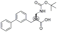 (S)-3-BIPHENYL-3-YL-2-(TERT-BUTOXYCARBONYLAMINO-METHYL)-PROPIONIC ACID 结构式