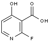 2-FLUORO-4-HYDROXYNICOTINIC ACID 结构式