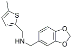 1-(1,3-BENZODIOXOL-5-YL)-N-((5-METHYLTHIEN-2-YL)METHYL)METHANAMINE 结构式