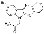 2-(9-BROMO-6H-INDOLO[2,3-B]QUINOXALIN-6-YL)ACETAMIDE 结构式