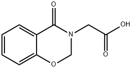 (4-Oxo-4 H-benzo[ E ][1,3]oxazin-3-yl)-acetic acid 结构式