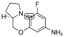 (R)-9-FLUORO-2,3,3A,4-TETRAHYDRO-1H-5-OXA-9B-AZA-CYCLOPENTA[A]NAPHTHALEN-7-YLAMINE 结构式