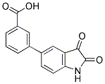 3-(2,3-DIOXO-2,3-DIHYDRO-1H-INDOL-5-YL)-BENZOIC ACID 结构式