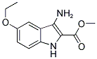 3-AMINO-5-ETHOXY-1H-INDOLE-2-CARBOXYLIC ACID METHYL ESTER 结构式