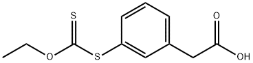 3-ETHOXYTHIOCARBONYLSULFAMYL-PHENYL ACETIC ACID 结构式