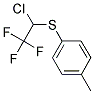 1-[(1-CHLORO-2,2,2-TRIFLUOROETHYL)THIO]-4-METHYLBENZENE 结构式