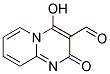4-HYDROXY-2-OXO-2H-PYRIDO[1,2-A]PYRIMIDINE-3-CARBALDEHYDE 结构式