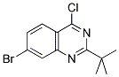 7-BROMO-4-CHLORO-2-TERT-BUTYL-QUINAZOLINE 结构式