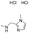 N-METHYL-N-[(1-METHYL-1H-IMIDAZOL-2-YL)METHYL]AMINE DIHYDROCHLORIDE 结构式