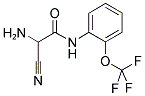 2-AMINO-2-CYANO-N-(2-TRIFLUOROMETHOXY-PHENYL)-ACETAMIDE 结构式