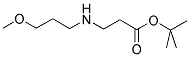 3-(3-METHOXY-PROPYLAMINO)-PROPIONIC ACID TERT-BUTYL ESTER 结构式