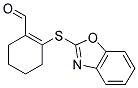 2-(BENZOOXAZOL-2-YLSULFANYL)-CYCLOHEX-1-ENECARBALDEHYDE 结构式