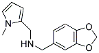 1-(1,3-Benzodioxol-5-yl)-N-((1-methyl-1H-pyrrol-2-yl)methyl)methanamine 结构式