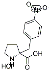 (R)-ALPHA-(4-NITROBENZYL)-PROLINE-HCL 结构式