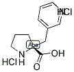 (R)-ALPHA-(3-PYRIDINYLMETHYL)-PROLINE-2HCL 结构式