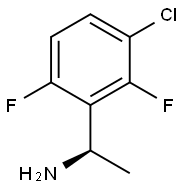 (R)-1-(3-CHLORO-2,6-DIFLUOROPHENYL)ETHANAMINE 结构式