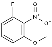 2-硝基-3-氟苯甲醚 结构式