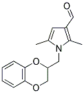 1-(2,3-DIHYDRO-1,4-BENZODIOXIN-2-YLMETHYL)-2,5-DIMETHYL-1H-PYRROLE-3-CARBALDEHYDE 结构式