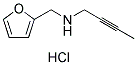BUT-2-YNYL-FURAN-2-YLMETHYL-AMINEHYDROCHLORIDE 结构式