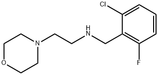 N-(2-CHLORO-6-FLUOROBENZYL)-2-MORPHOLIN-4-YLETHANAMINE 结构式