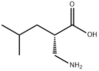 (S)-2-(AMINOMETHYL)-4-METHYLPENTANOIC ACID 结构式