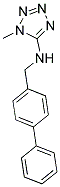 N-(1,1'-BIPHENYL-4-YLMETHYL)-1-METHYL-1H-TETRAZOL-5-AMINE 结构式