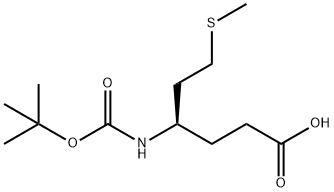 (R)-BOC-4-AMINO-6-METHYLTHIO-HEXANOIC ACID 结构式