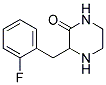 3-(2-FLUORO-BENZYL)-PIPERAZIN-2-ONE 结构式