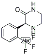 (S)-3-(2-TRIFLUOROMETHYL-PHENYL)-PIPERAZIN-2-ONE 结构式