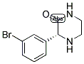 (R)-3-(3-BROMO-PHENYL)-PIPERAZIN-2-ONE 结构式