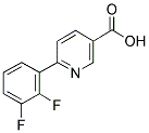 6-(2,3-DIFLUOROPHENYL)NICOTINIC ACID 结构式