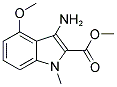 3-AMINO-4-METHOXY-1-METHYL-1H-INDOLE-2-CARBOXYLIC ACID METHYL ESTER 结构式